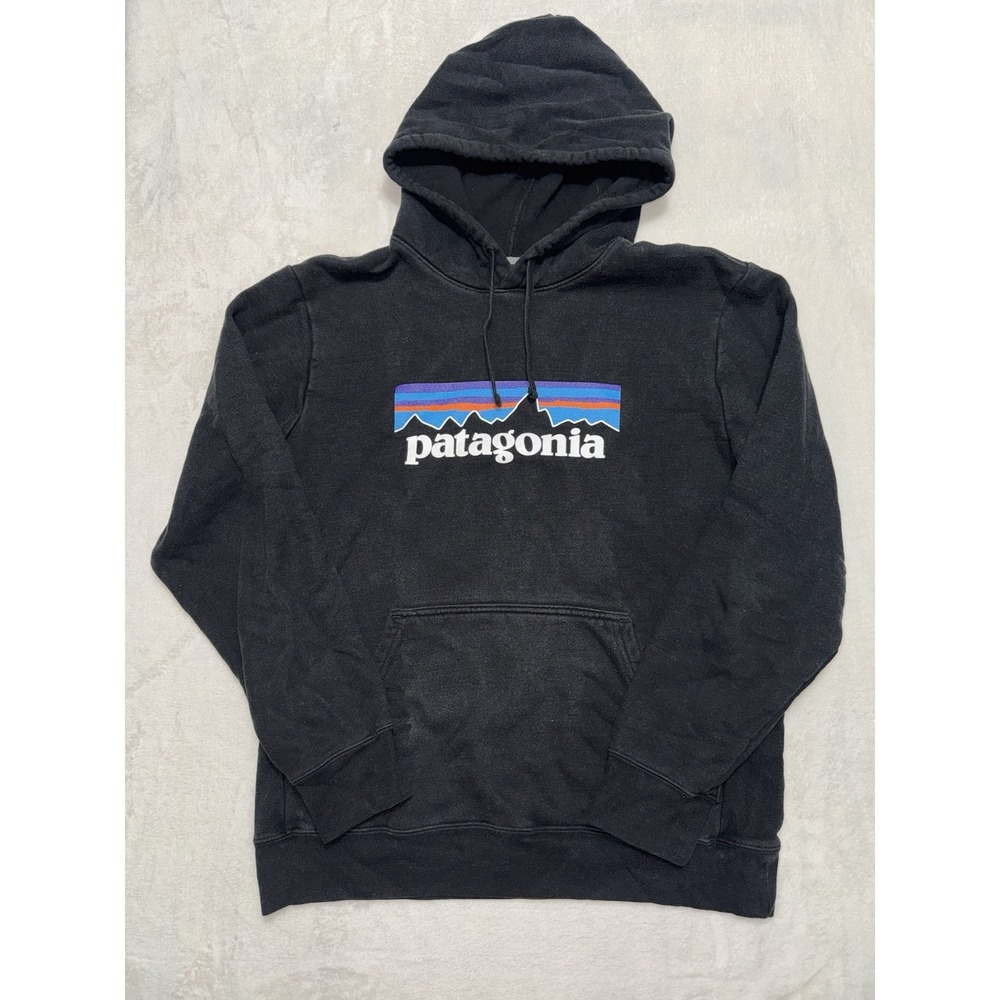 Patagonia Mens Uprisal Hoody Black Hooded Sweatshirt Outdoor Gorpcore Sz M